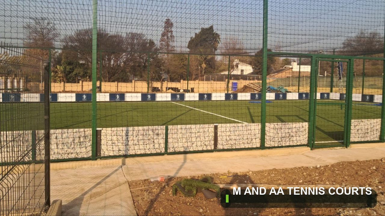 Tennis Court built by M and AA Tennis Courts in South Africa — project 01