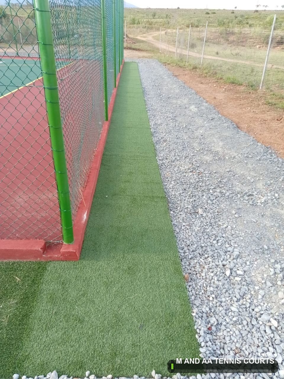 Court Fencing built by M and AA Tennis Courts in South Africa — project 15
