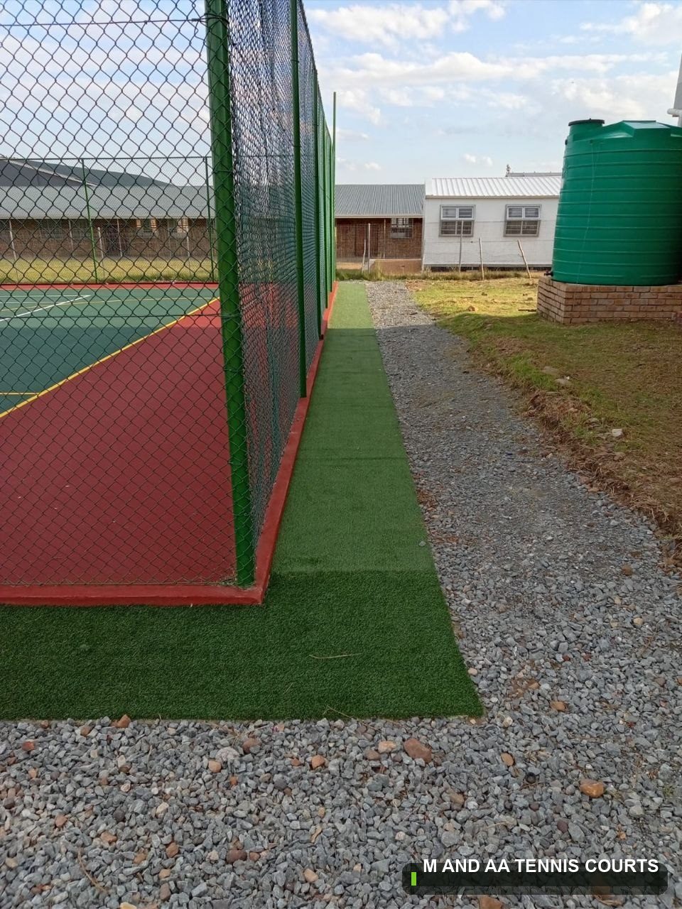 Court Fencing built by M and AA Tennis Courts in South Africa — project 16