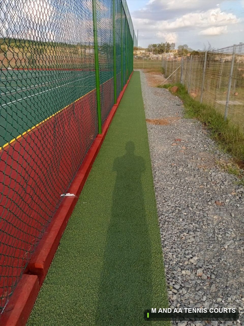 Court Fencing built by M and AA Tennis Courts in South Africa — project 19