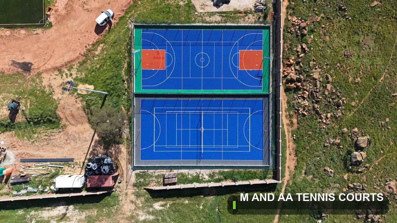 Tennis Court built by M and AA Tennis Courts in South Africa — project 36